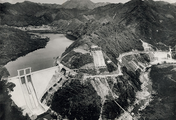 古座川総合開発の七川堰堤