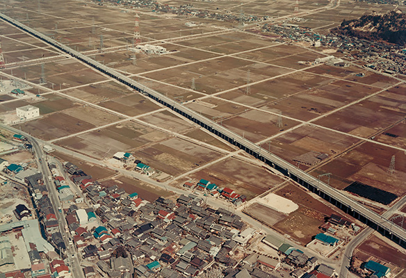 山陽新幹線伊保崎西地区高架橋工事